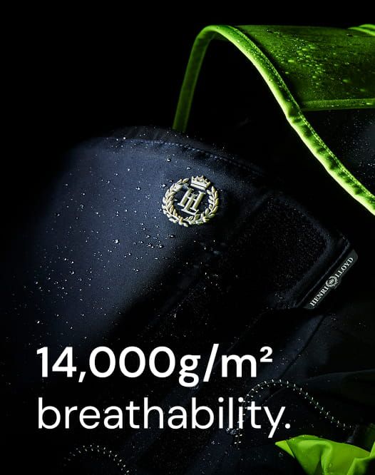 14,000g/m² breathability.