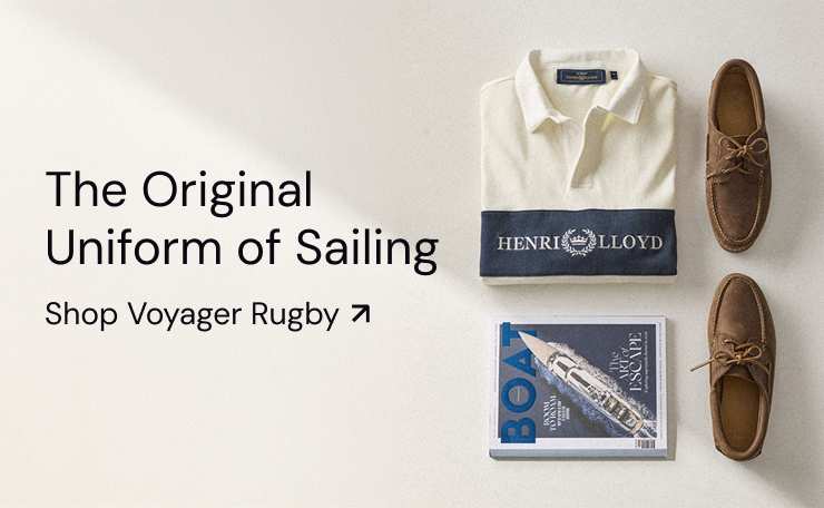 The Original Uniform of Sailing. Shop Voyager Rugby!