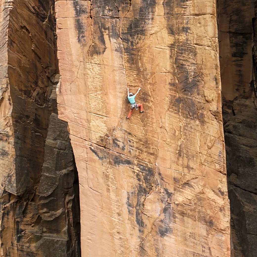 Climbing the desert alpine