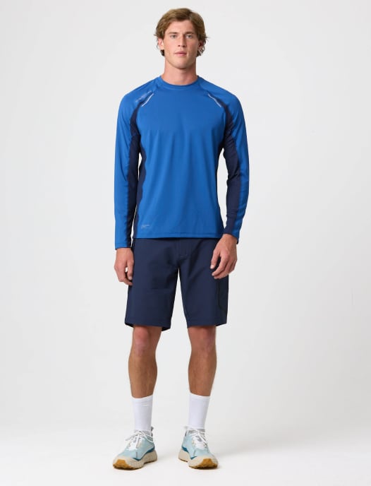 Men's Dynamic Dri Fast Long Sleeve Tee - Cygnet Blue