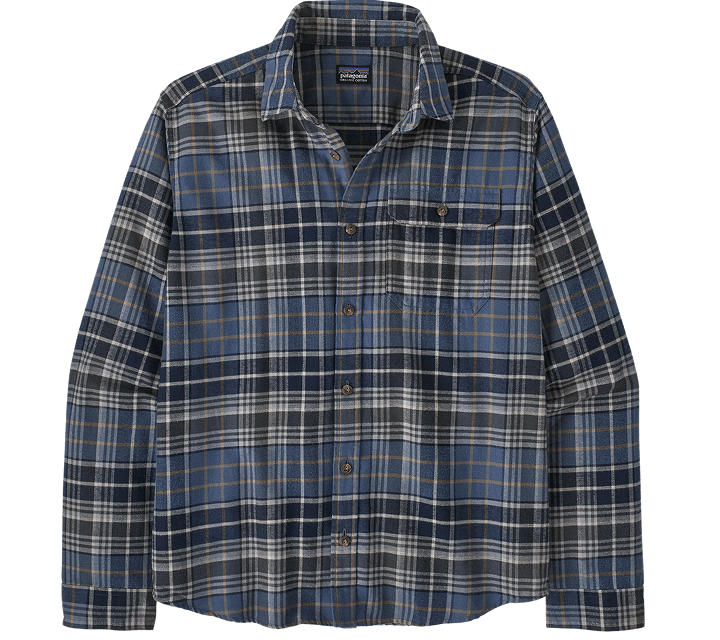 Men's Long-Sleeved Lightweight Fjord Flannel Shirt