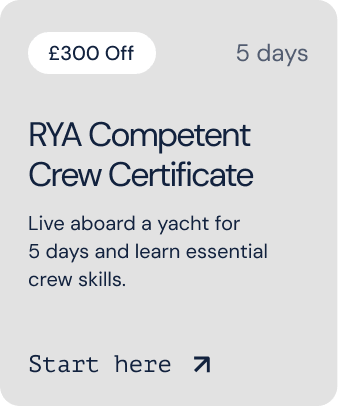 RYA Competent Crew Certificate