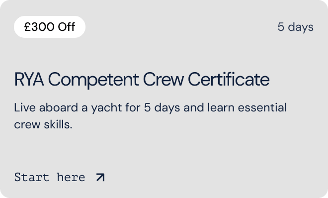 RYA Competent Crew Certificate